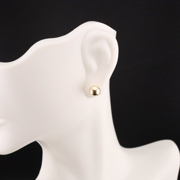 Timeless Women's 14k Gold Classic Ball Stud Petite Earrings Fashion Jewelry ** - Picture 12 of 12